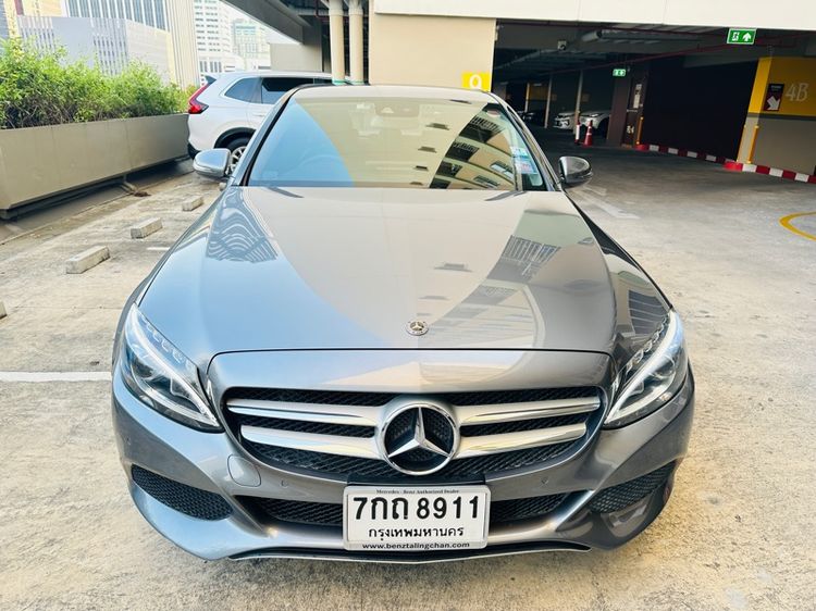 Mercedes-Benz C-Class 2018 C350 Sedan เบนซิน ไม่ติดแก๊ส เกียร์อัตโนมัติ เทา รูปที่ 2