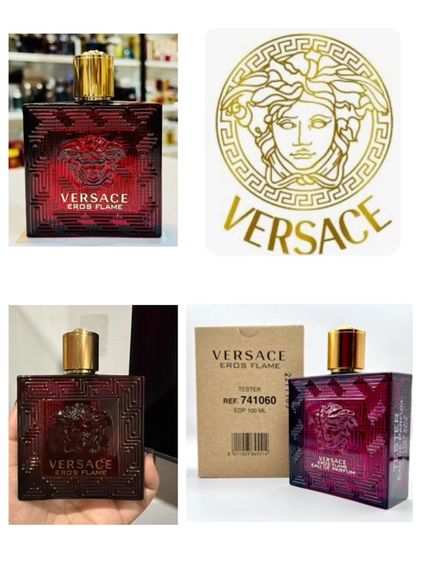 ชาย Versace EROS FLAME EDP 100ml  TESTER Box น้ำหอมแท้ ส่งฟรี