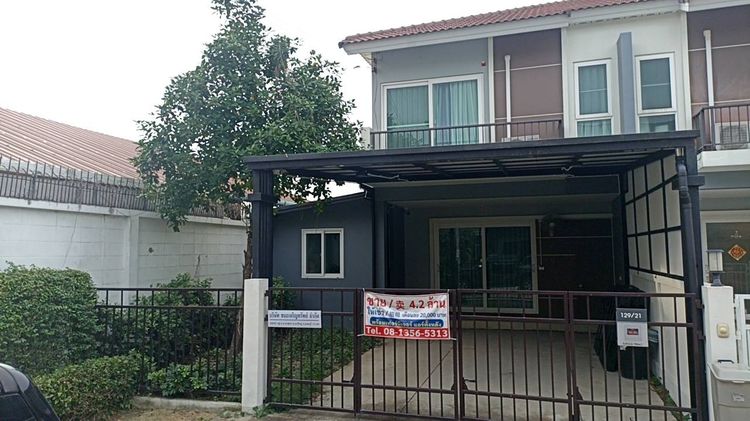 บ้านทาวน์โฮมห้องหัวมุม 2ชั้น มีที่จอดรถ มีพื้นที่ด้านข้าง หมู่บ้านศุภาลัยพรีโม่ กาญจนาภิเษก-พระราม5 บางใหญ่ นนทบุรี ทำเลดี บรรยากาศสภาพแวดล้