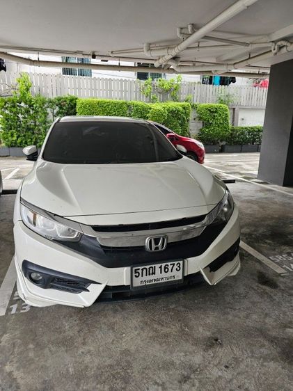 Honda Civic 2016 1.8 EL i-VTEC Sedan เบนซิน ไม่ติดแก๊ส เกียร์อัตโนมัติ ขาว รูปที่ 2