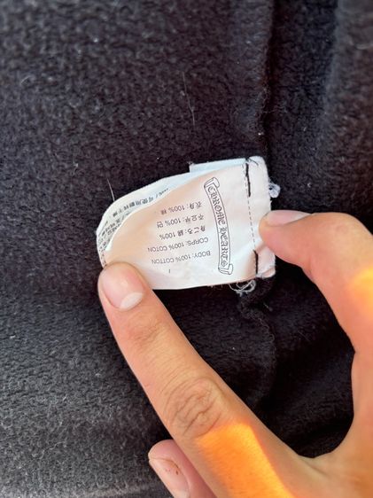 เสื้อฮู้ดซิปอัป Chrome Hearts Horse Shoe สีดำ   รูปที่ 5