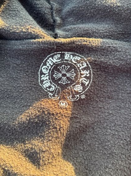 เสื้อฮู้ดซิปอัป Chrome Hearts Horse Shoe สีดำ   รูปที่ 4