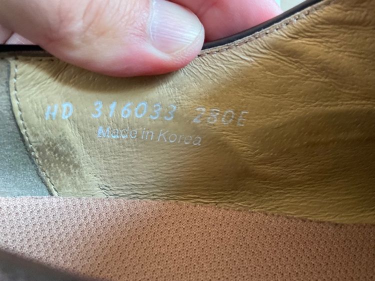 รองเท้าหนัง Tandy สีนำตาลมังคุด เบอร์44ยาว28cm รูปที่ 7