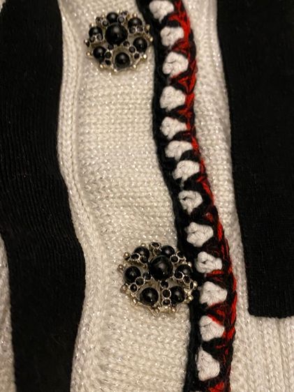 กุชชี่ เดรส สีขาวครีม เนื้อผ้าร่องอิตาลีอย่างดี สภาพใหม่เอี่ยม รูปที่ 18