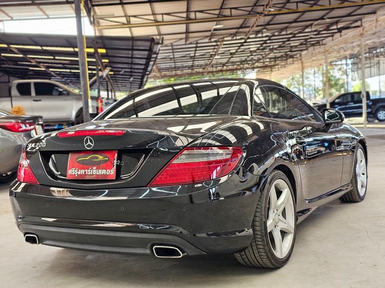 Mercedes-Benz SLK-Class 2013 SLK200 Sedan เบนซิน ไม่ติดแก๊ส เกียร์อัตโนมัติ ดำ รูปที่ 4