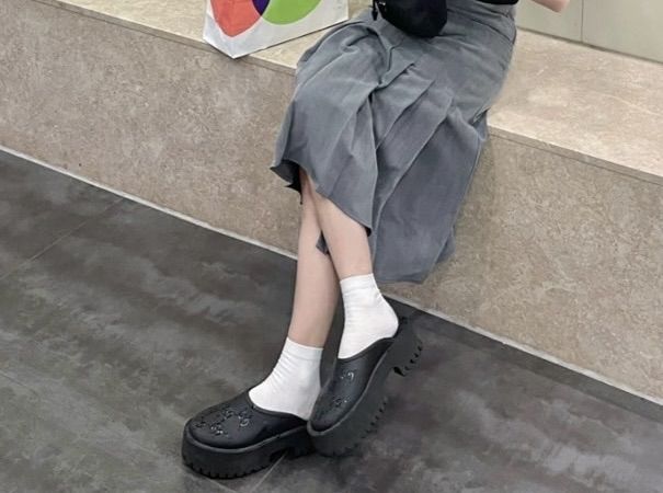 New Gucci rubber black รูปที่ 4