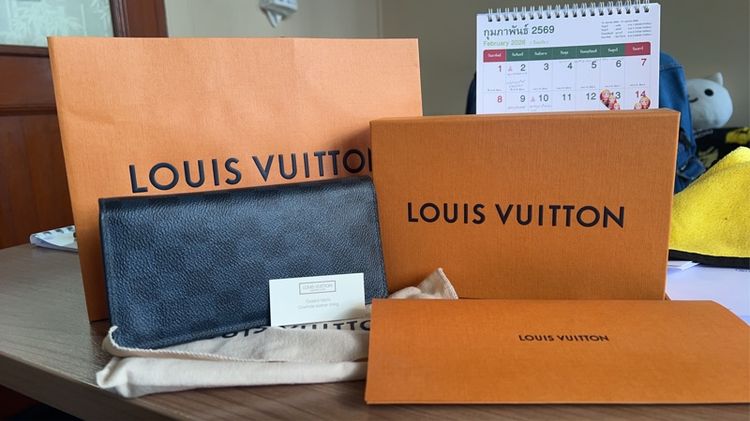 LV Brazza cobalt damier