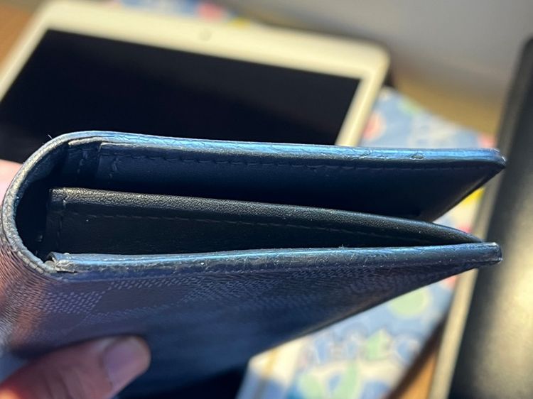 LV Brazza cobalt damier รูปที่ 7