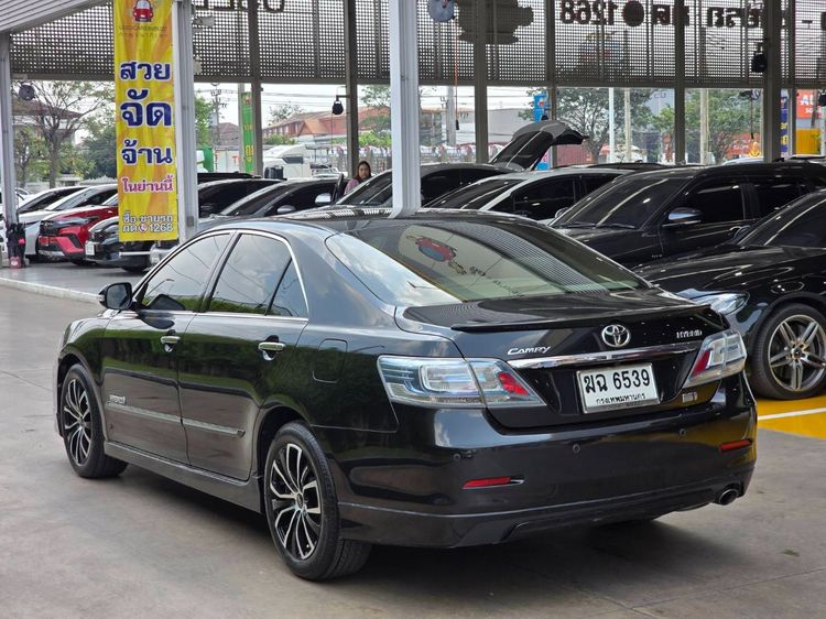 Toyota Camry 2011 2.4 Hybrid Sedan ไฮบริด ไม่ติดแก๊ส เกียร์อัตโนมัติ ดำ รูปที่ 4