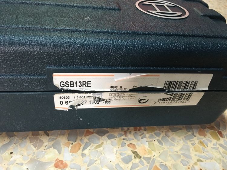 สว่านไฟฟ้า BOSCH GSB 13RE. สภาพสวยเครื่องมือครบพร้อมกล่องกระแทกปูนธรรมดาได้ปรับซ้ายขวาได้สวยพร้อมใช้งานแท้ รูปที่ 5