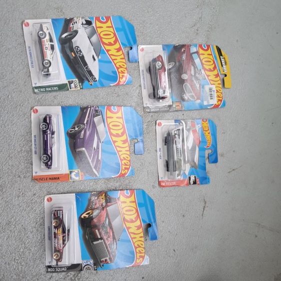 รถ hot wheels 5คัน 550