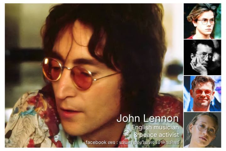 แว่นตาอิตาเลียนอาร์ติสท์ในตำนาน CAPPELLINI OCCHIALI โมเดลอาร์ติสท์ หยดน้ำ–แพนโต้ จอห์น เลนนอน เลนส์กระจกคริสตัลกันแดดฝรั่งเศส สีกลีบบัว...Authentic Vintage GIORGIO ARMANI handcrafted in Italy รูปที่ 8