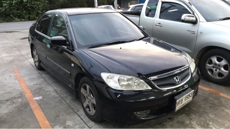 Honda Civic 2005 1.7 VTi Sedan เบนซิน ไม่ติดแก๊ส เกียร์อัตโนมัติ ดำ รูปที่ 2