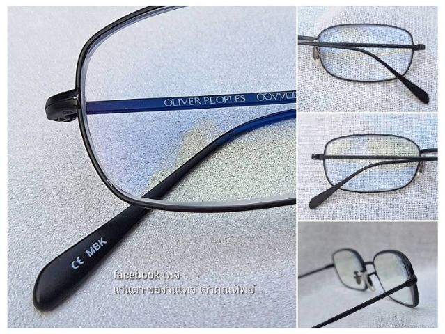 ที่สุดแห่งแว่นตาอเมริกันสายพันธุ์แคลิฟอร์เนียน OLIVER PEOPLES เลนส์บลูโพรเทค มัลติโค้ท ค่าสายตายาว 150...Authentic OLIVER PEOPLES handcrafted in Sabae, Japan รูปที่ 5