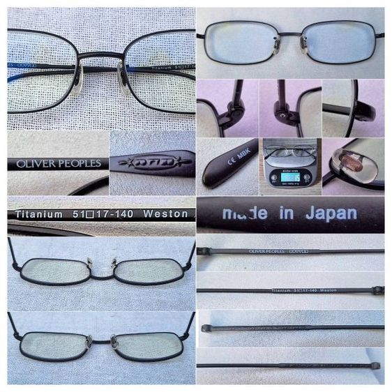 ที่สุดแห่งแว่นตาอเมริกันสายพันธุ์แคลิฟอร์เนียน OLIVER PEOPLES เลนส์บลูโพรเทค มัลติโค้ท ค่าสายตายาว 150...Authentic OLIVER PEOPLES handcrafted in Sabae, Japan รูปที่ 6