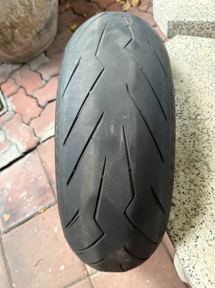 ยางบิ๊กไบค์มือสอง Pirelli Rosso 3 ขนาด 180 55 ขอบ 17