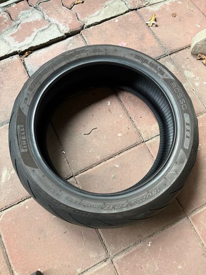 ยางบิ๊กไบค์มือสอง Pirelli Rosso 3 ขนาด 180 55 ขอบ 17 รูปที่ 2