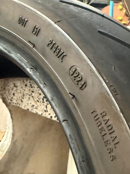 ยางบิ๊กไบค์มือสอง Pirelli Rosso 3 ขนาด 180 55 ขอบ 17 รูปที่ 5