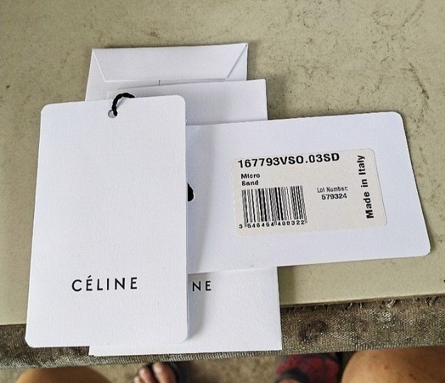 กระเป๋าถือสตรี Celine luggage tote micro มือสองของแท้ รูปที่ 10