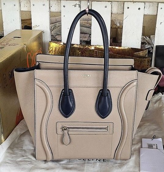 กระเป๋าถือสตรี Celine luggage tote micro มือสองของแท้