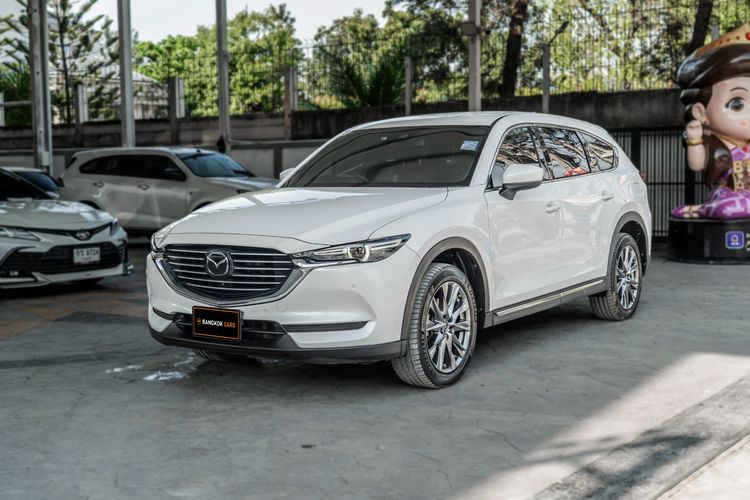 รถ Mazda CX-8 2.5 SP สี ขาว