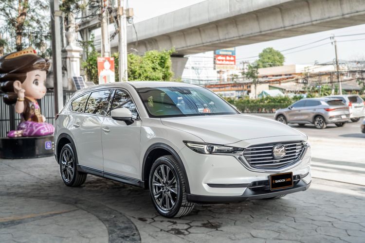 Mazda CX-8 2021 2.5 SP Utility-car เบนซิน เกียร์อัตโนมัติ ขาว รูปที่ 4