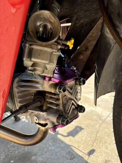 ขายเวฟ 125 ราคา 25500 บาท สเต็ปเครื่อง 66 ชัก 7 4 วาล์วฝา RG คาบูเอ็นโปร กล่องโซนิค ตัวสตาร์ทมือแท้ ขายตามสภาพ เอกสารชุดโอนครบภาษีขาดไม่เกิน รูปที่ 5