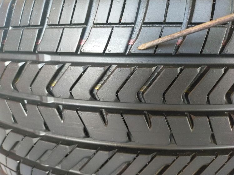 แม็กโตโยต้า ขอบ18 พร้อมยางโยโกฮาม่า 265 60 18 ปลายปี25 แม็กสีเดิมป้ายแดง ยางมีตุ่มหน้ายางทุกเส้น รูปที่ 9