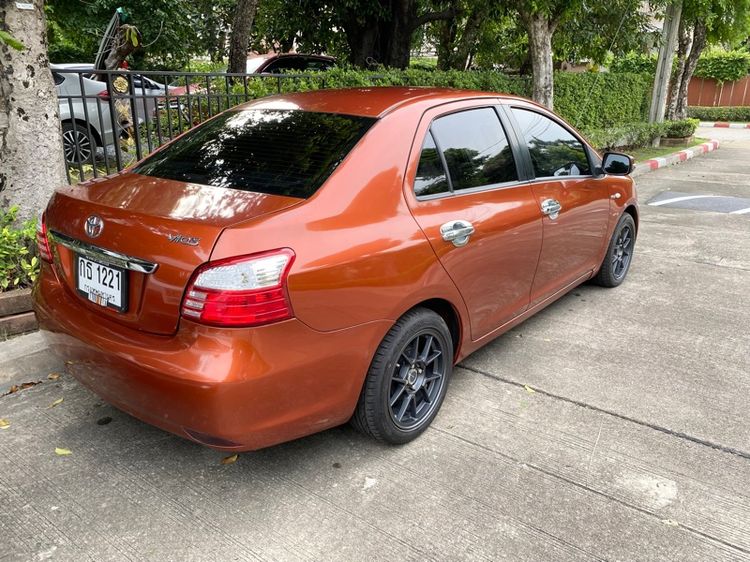 Toyota Vios 2007 1.5 J Sedan เบนซิน ไม่ติดแก๊ส เกียร์อัตโนมัติ ส้ม รูปที่ 3