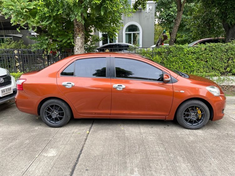 Toyota Vios 2007 1.5 J Sedan เบนซิน ไม่ติดแก๊ส เกียร์อัตโนมัติ ส้ม รูปที่ 4