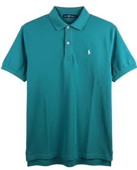 Polo Ralph Lauren เสื้อโปโล EU 42 เขียว แขนสั้น RALPH LAUREN Iconic Cotton Mesh Polo Shirt