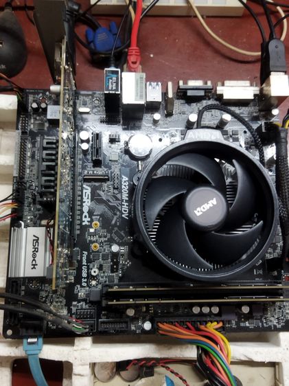 RYZEN3 1200 ๑3.40ghz 4c 4t พร้อมเมนบอร์ด Asrock รุ่น A320m-hdv แรมddr4 4gb บัส2133 ซิ้งลม แผ่นปิดหลัง มีเก็บปลายทาง รูปที่ 5