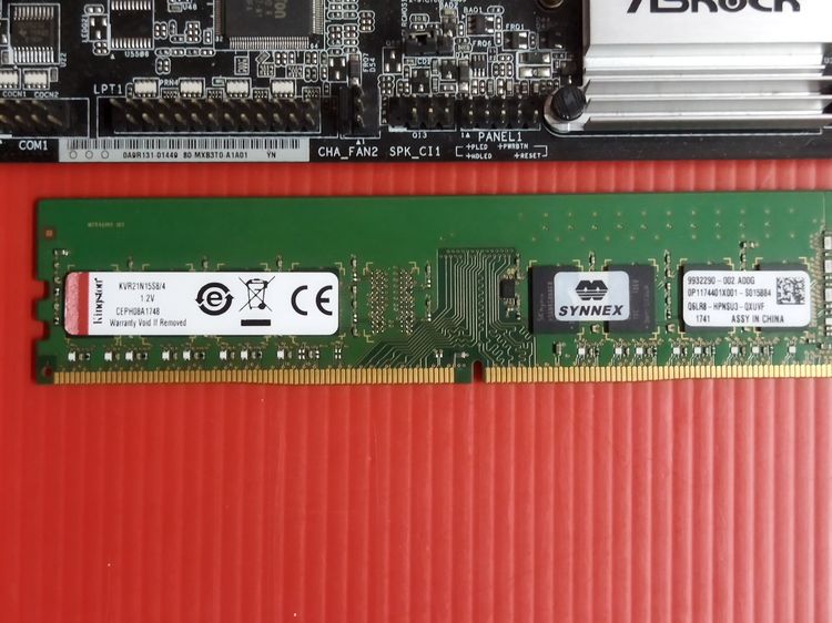 RYZEN3 1200 ๑3.40ghz 4c 4t พร้อมเมนบอร์ด Asrock รุ่น A320m-hdv แรมddr4 4gb บัส2133 ซิ้งลม แผ่นปิดหลัง มีเก็บปลายทาง รูปที่ 16