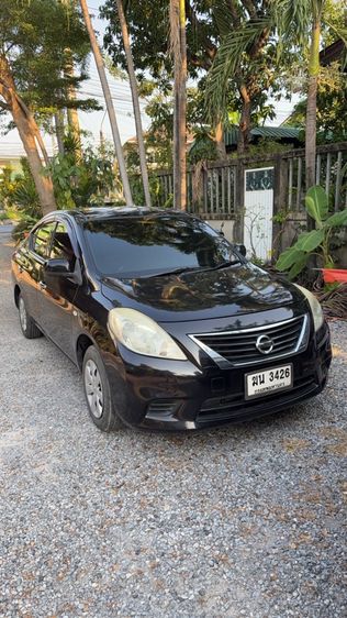 Nissan Almera 2012 1.2 VL Sedan เบนซิน ไม่ติดแก๊ส เกียร์อัตโนมัติ ดำ