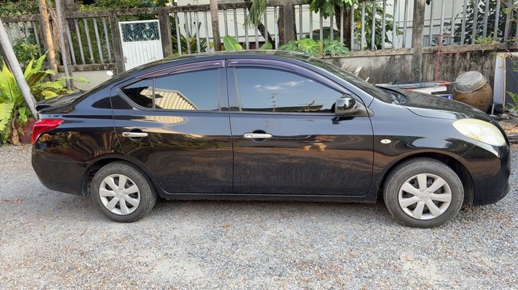 Nissan Almera 2012 1.2 VL Sedan เบนซิน ไม่ติดแก๊ส เกียร์อัตโนมัติ ดำ รูปที่ 3