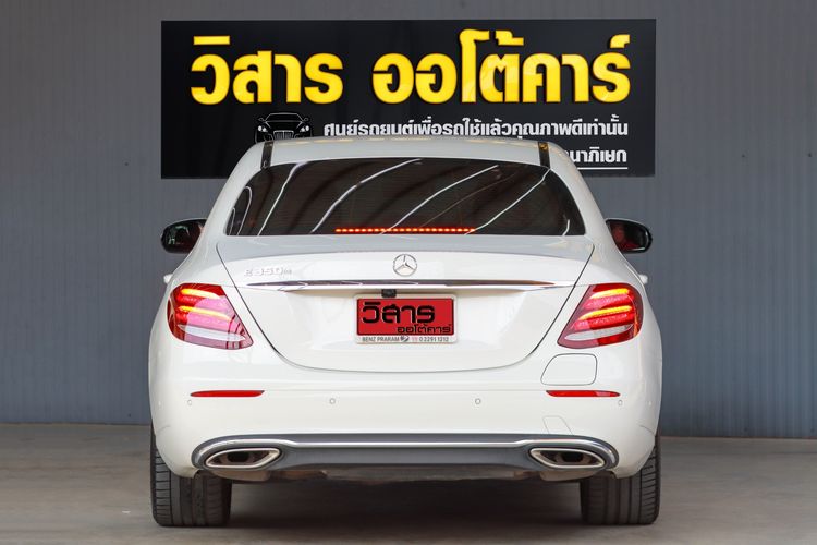 Mercedes-Benz E-Class 2018 E350 Sedan ปลั๊กอินไฮบริด (PHEV) ไม่ติดแก๊ส เกียร์อัตโนมัติ ขาว รูปที่ 3