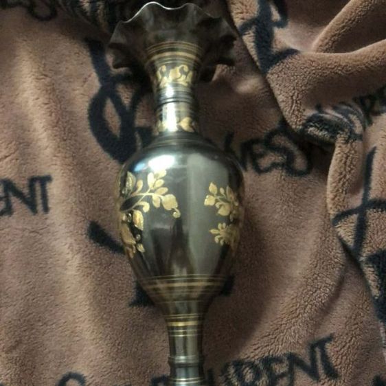 แจกันทองเหลือง จากประเทศอินเดีย รูปที่ 7