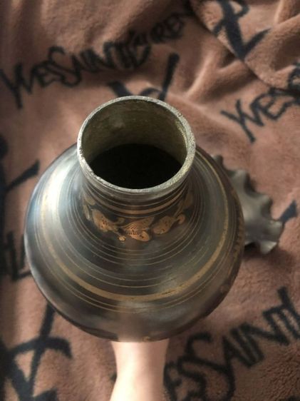 แจกันทองเหลือง จากประเทศอินเดีย รูปที่ 3