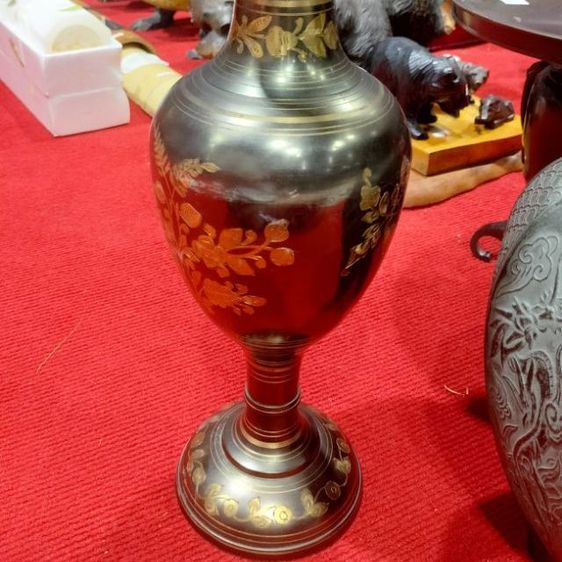 แจกันทองเหลือง จากประเทศอินเดีย รูปที่ 2