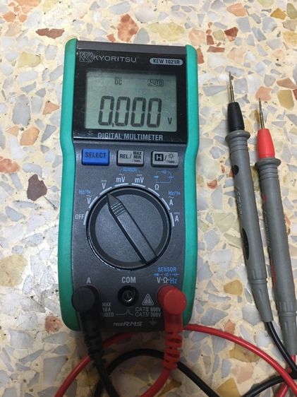 มิเตอร์โอมวัดไฟ KYORITSU KEW 1021R พร้อมสายพร้อมใช้งานสภาพสวยแท้