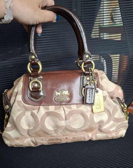Coach Madison Sabrina Op Art (Tan-Beige)