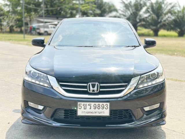 Honda Accord 2013 2.0 EL Sedan เบนซิน ไม่ติดแก๊ส เกียร์อัตโนมัติ ดำ รูปที่ 3