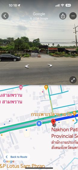 ให้เช่าที่ดินสามพรานทำเลดี ติดถนนเพชรเกษม