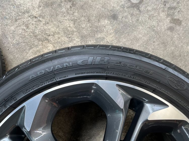 ✨ล้อแม็ก✨Honda Civic FE RS ขอบ 17 เทาหน้าเงา พร้อมยาง 215-50-17 Yokohama🌟ปี 23🌟 รูปที่ 7