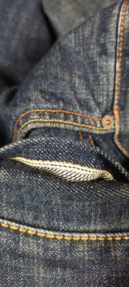 กางเกงยีนส์EVISU ซิงเกิ้ล.ริมสองสีแท้ รูปที่ 8