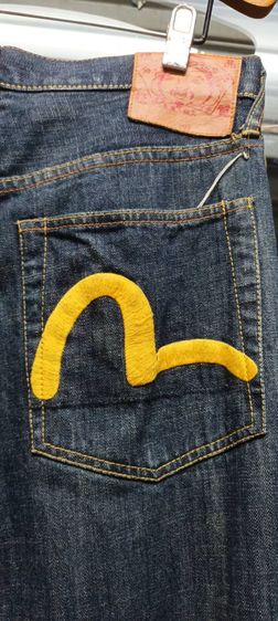 กางเกงยีนส์EVISU ซิงเกิ้ล.ริมสองสีแท้ รูปที่ 4