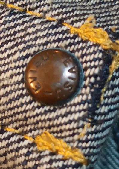 กางเกงยีนส์EVISU ซิงเกิ้ล.ริมสองสีแท้ รูปที่ 15