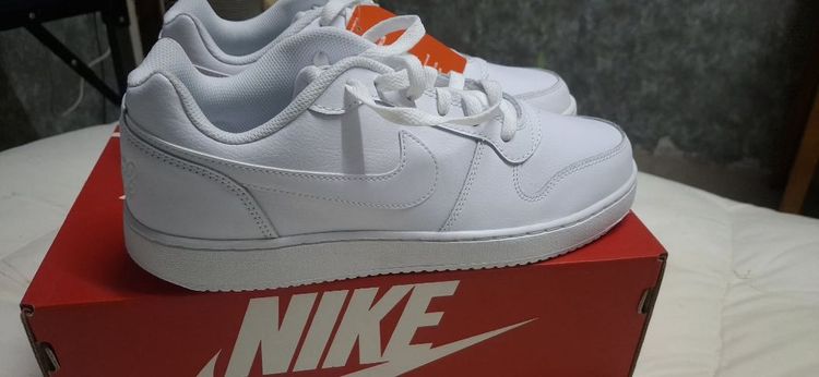 Nike Ebernon Low Triple White รูปที่ 8