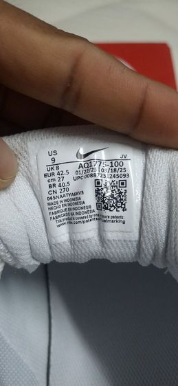 Nike Ebernon Low Triple White รูปที่ 4