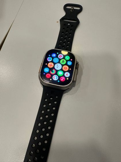 Smart Watch นาฬิกาออกกำลังกาย มีตำหนิจอเท้าแต่ใช้งานได้ปกติอย่าโดนน้ำ รูปที่ 2